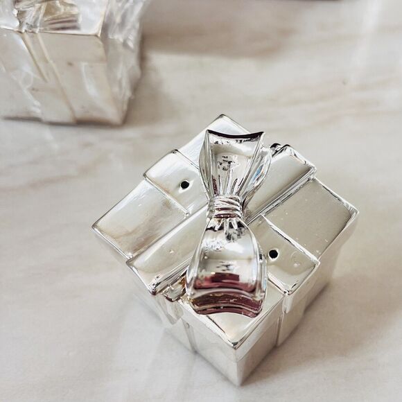 Vintage Nordstrom Silver Plated Salt & Pepper Shakers New - Picture 2 of 11